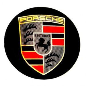 ADESIVO PORSCHE 8,5CM RESINADO