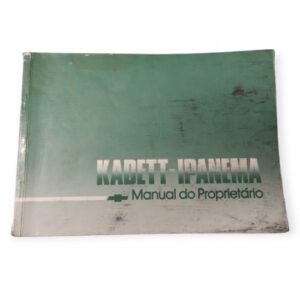 MANUAL PROPRIETÁRIO KADETT/IPANEMA 1990