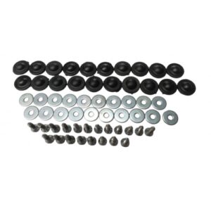 PARAFUSO FORRAÇÃO PORTA KOMBI PRETO KIT