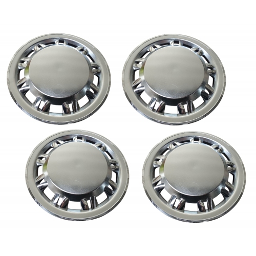 CALOTA KOMBI CARAT ARO 14 CROMADA (4 PEÇAS)