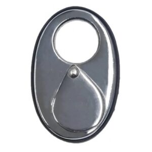 ACABAMENTO MIOLO FECHADURA PORTA SALÃO KOMBI CROMADO