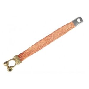 CABO BATERIA NEGATIVO (MALHA) 40 CM
