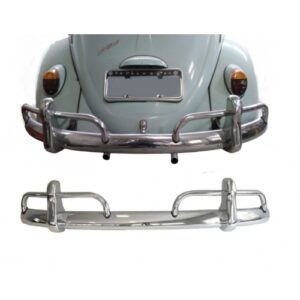 PARA-CHOQUE FUSCA ATÉ 70 MONTADO WOLFF TRASEIRO