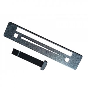 MOLDURA AR PAINEL FUSCA PLÁSTICO PRETO COM FRISO