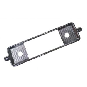 MOLDURA RÁDIO CROMADA COM FRISO