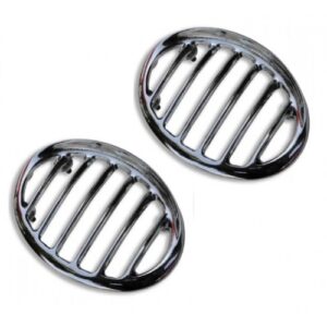 GRADE BUZINA FUSCA CROMADA LUXO PAR