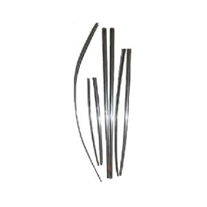 FRISO LATERAI FUSCA ATÉ 70 LARGO INOX JOGO